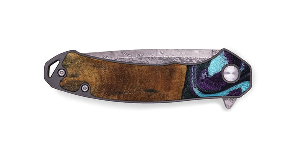 EDC Wood Pocket Knife - Maxim (Purple, 797418)
