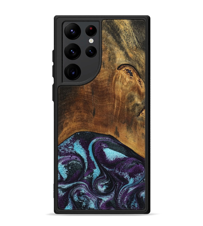 Galaxy S22 Ultra Wood Phone Case - Maxim (Purple, 797418)