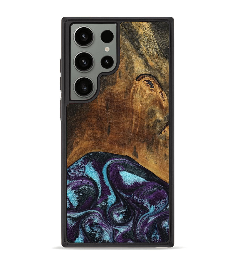 Galaxy S23 Ultra Wood Phone Case - Maxim (Purple, 797418)