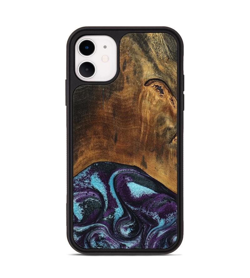 iPhone 11 Wood Phone Case - Maxim (Purple, 797418)