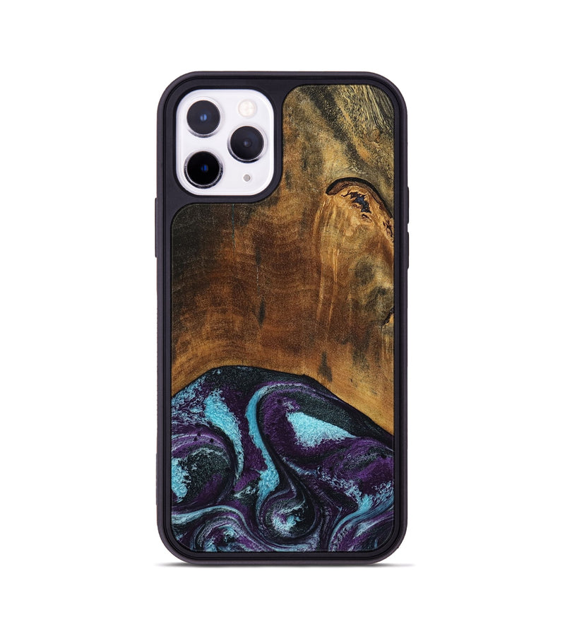 iPhone 11 Pro Wood Phone Case - Maxim (Purple, 797418)