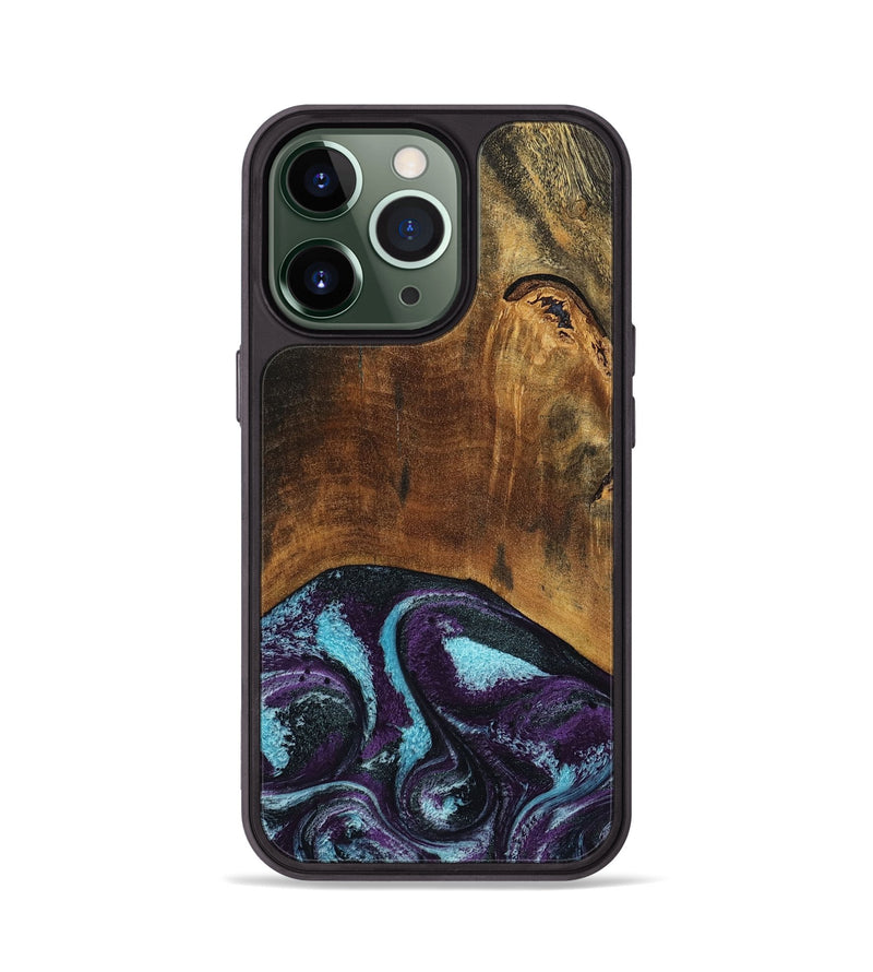iPhone 13 Pro Wood Phone Case - Maxim (Purple, 797418)