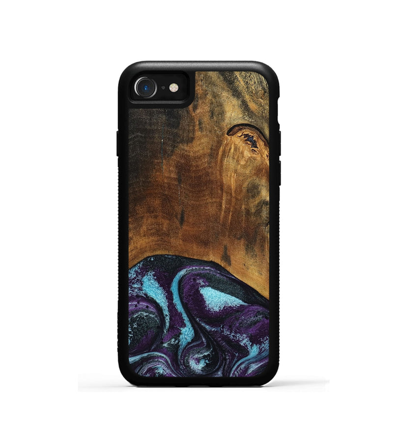 iPhone SE Wood Phone Case - Maxim (Purple, 797418)