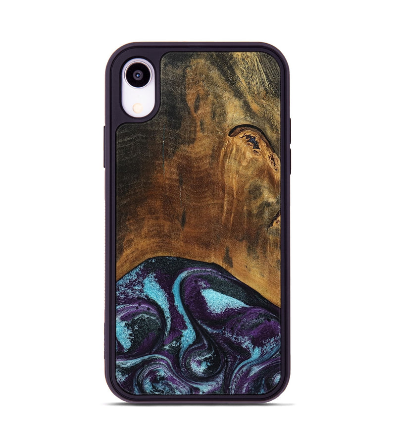 iPhone Xr Wood Phone Case - Maxim (Purple, 797418)