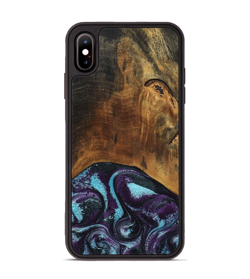 iPhone Xs Max Wood Phone Case - Maxim (Purple, 797418)
