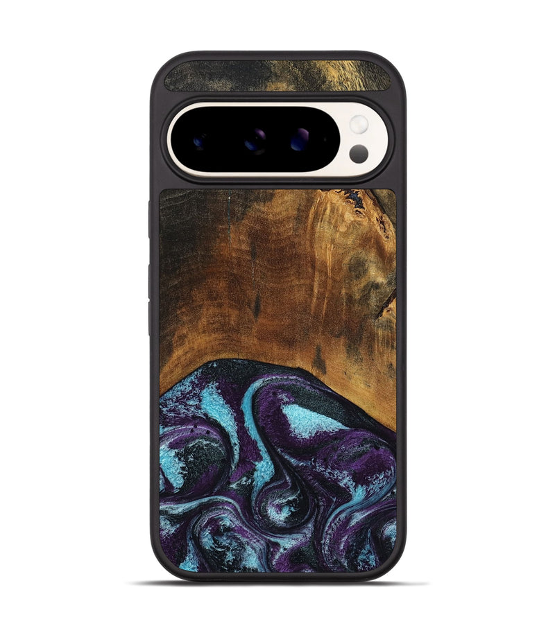 Pixel 9 Wood Phone Case - Maxim (Purple, 797418)