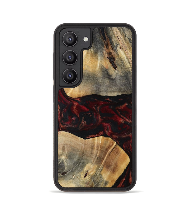 Galaxy S23 Wood Phone Case - Juana (Red, 797421)
