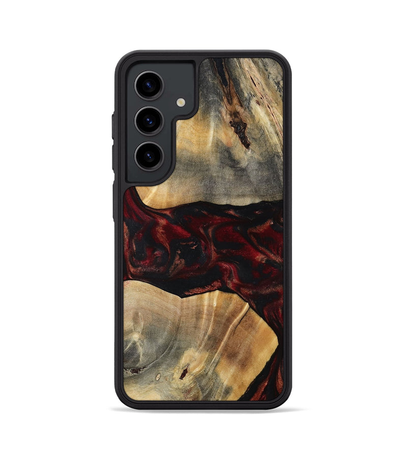 Galaxy S24 Wood Phone Case - Juana (Red, 797421)