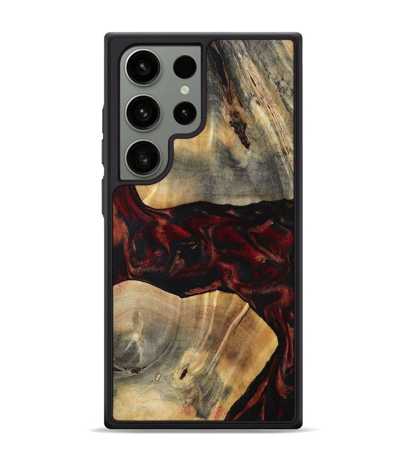 Galaxy S24 Ultra Wood Phone Case - Juana (Red, 797421)