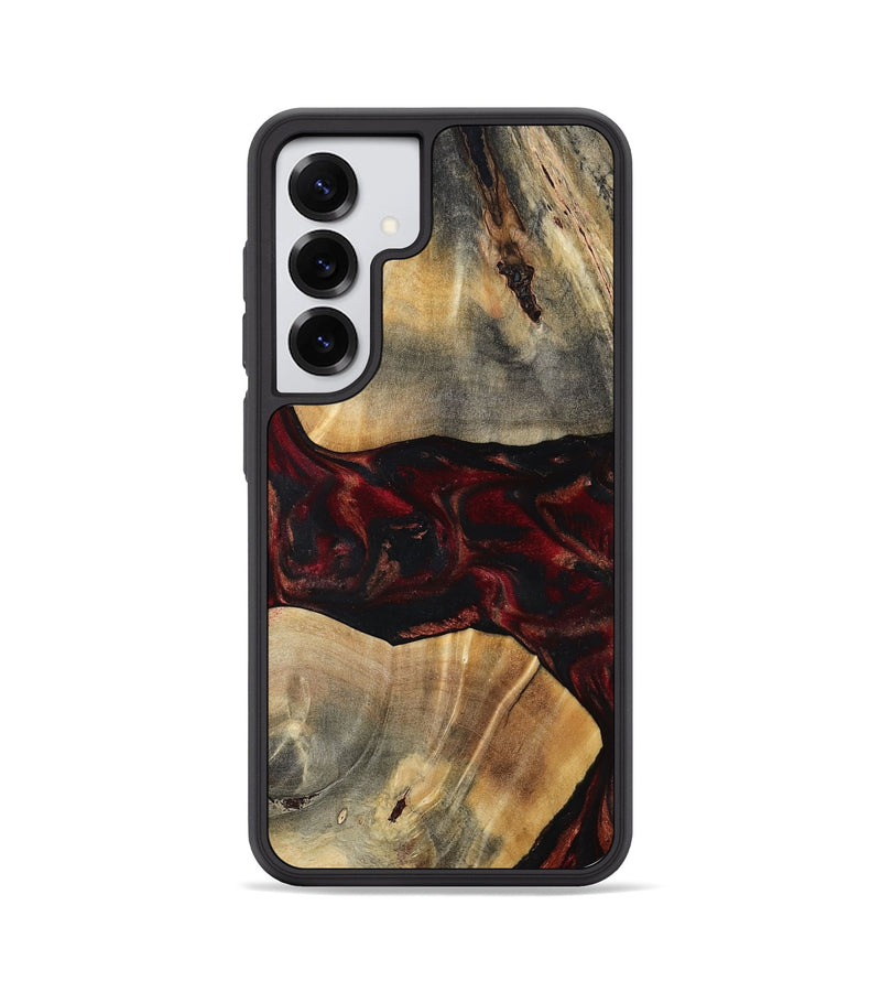Galaxy S25 Wood Phone Case - Juana (Red, 797421)
