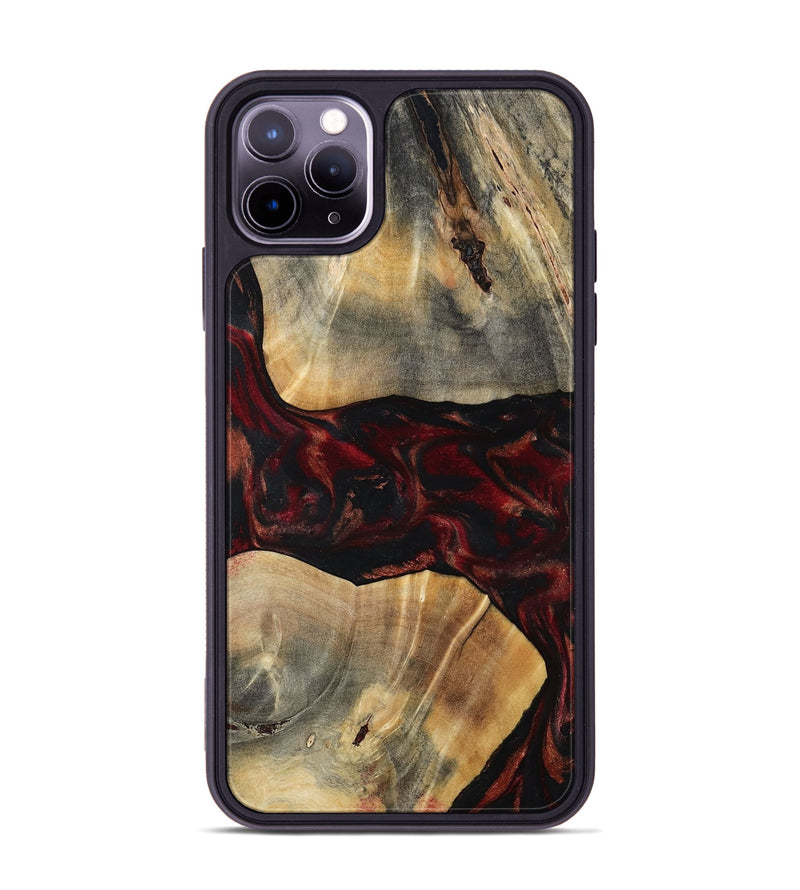 iPhone 11 Pro Max Wood Phone Case - Juana (Red, 797421)