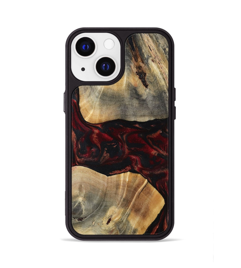 iPhone 13 Wood Phone Case - Juana (Red, 797421)