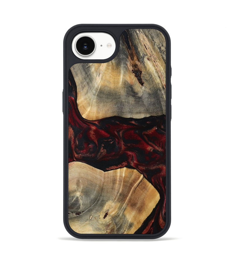 iPhone 16e Wood Phone Case - Juana (Red, 797421)