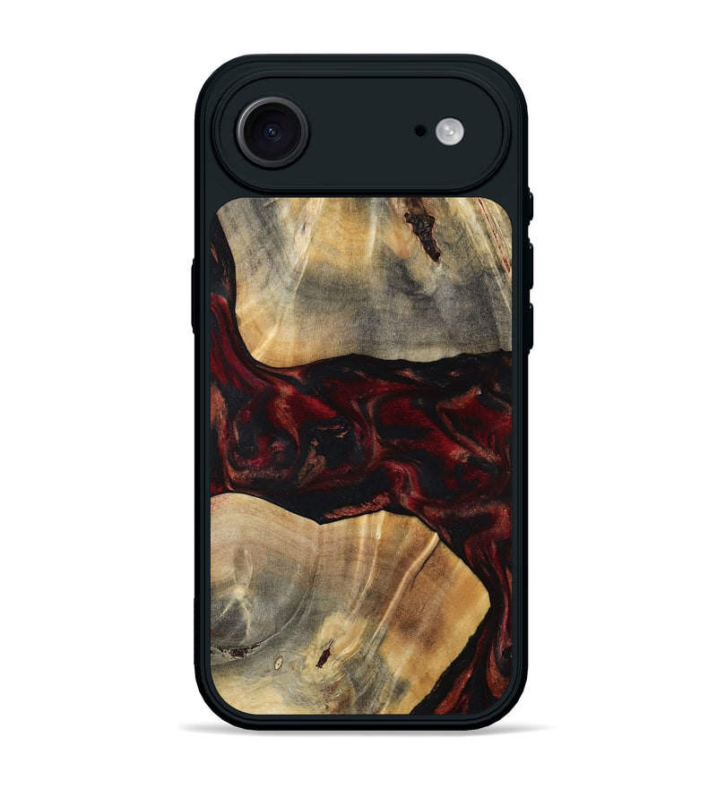 iPhone 17 Air Wood Phone Case - Juana (Red, 797421)