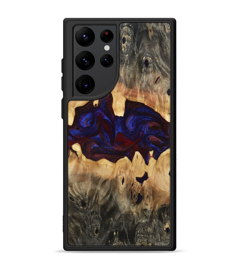 Galaxy S22 Ultra Wood Phone Case - Kailee (Red, 797427)