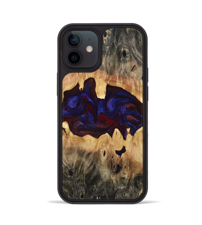 iPhone 12 Wood Phone Case - Kailee (Red, 797427)