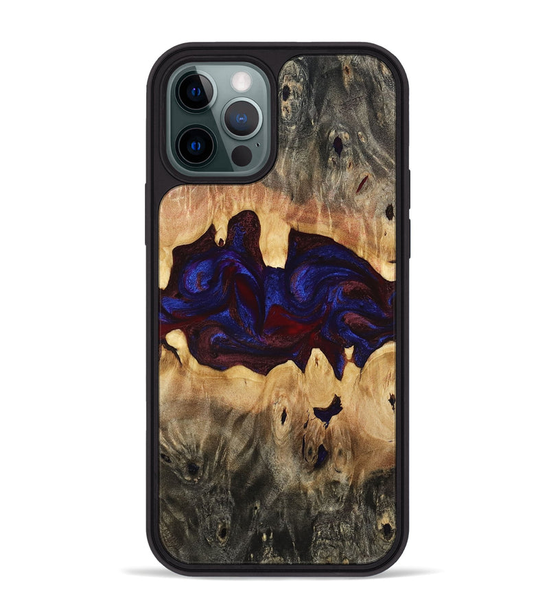 iPhone 12 Pro Max Wood Phone Case - Kailee (Red, 797427)