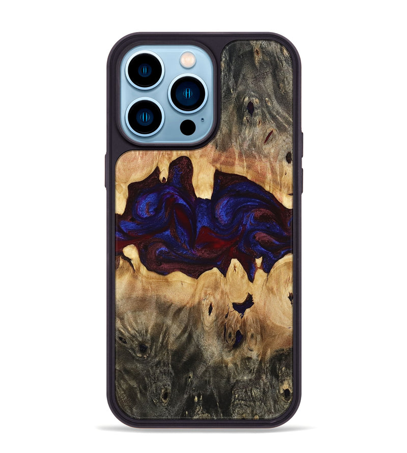 iPhone 14 Pro Max Wood Phone Case - Kailee (Red, 797427)