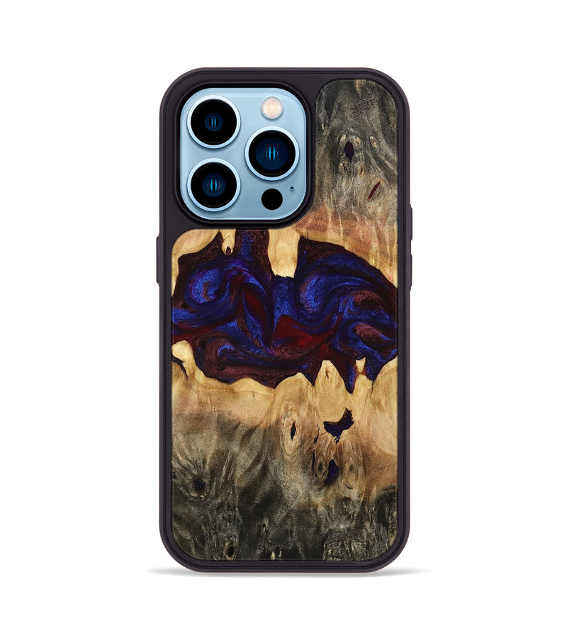 iPhone 14 Pro Wood Phone Case - Kailee (Red, 797427)