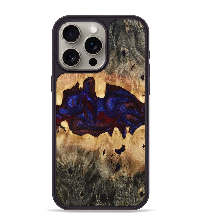 iPhone 15 Pro Max Wood Phone Case - Kailee (Red, 797427)