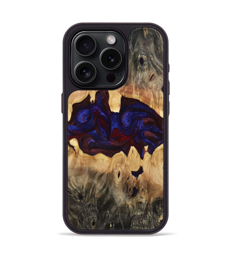 iPhone 15 Pro Wood Phone Case - Kailee (Red, 797427)