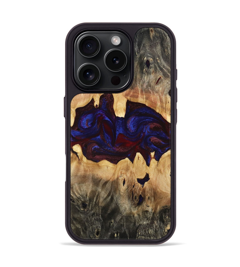 iPhone 16 Pro Wood Phone Case - Kailee (Red, 797427)