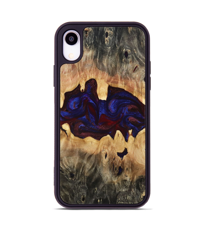 iPhone Xr Wood Phone Case - Kailee (Red, 797427)