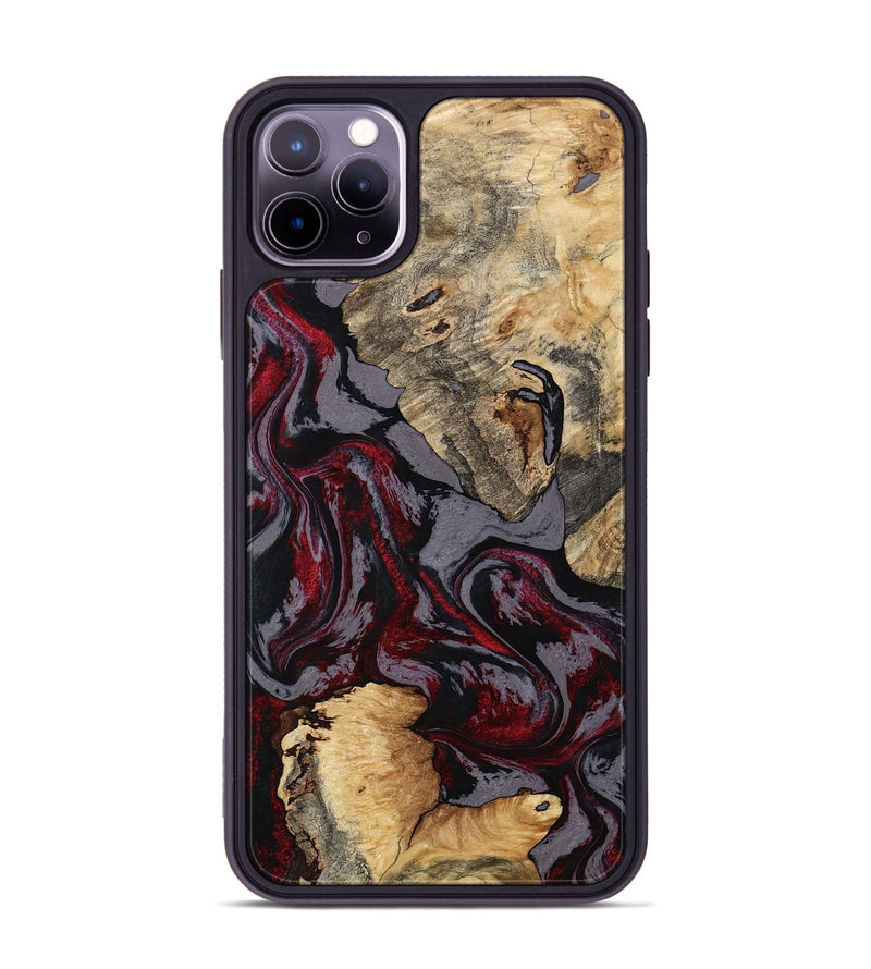 iPhone 11 Pro Max Wood Phone Case - Santana (Red, 797433)