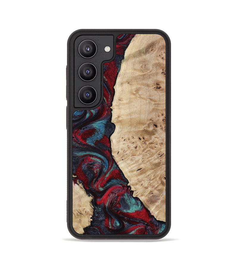 Galaxy S23 Wood Phone Case - Jenesis (Red, 797436)