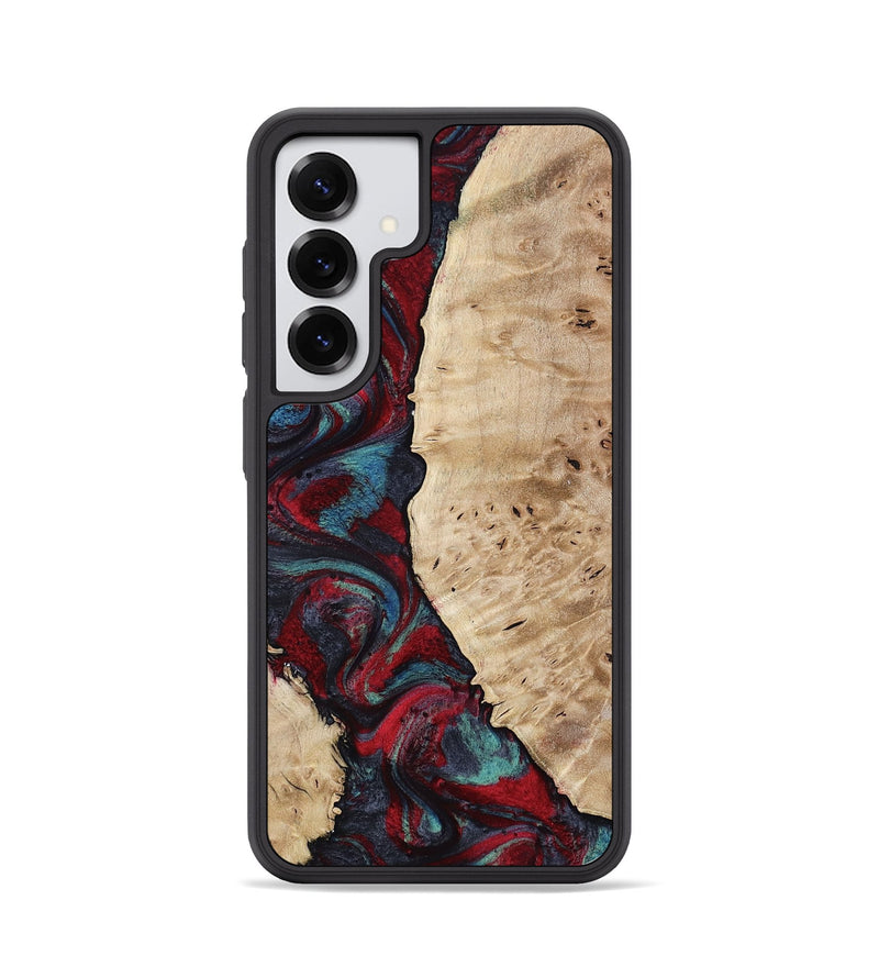 Galaxy S25 Wood Phone Case - Jenesis (Red, 797436)