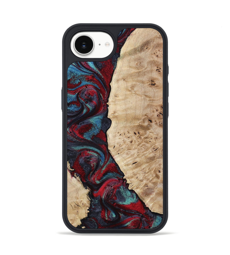 iPhone 16e Wood Phone Case - Jenesis (Red, 797436)