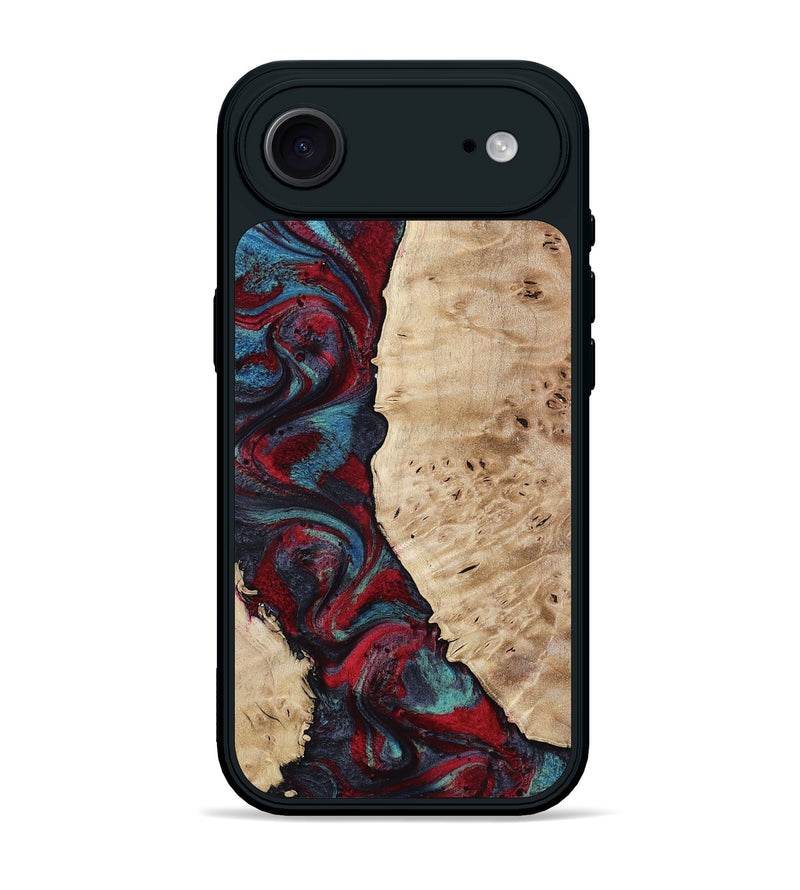 iPhone 17 Air Wood Phone Case - Jenesis (Red, 797436)