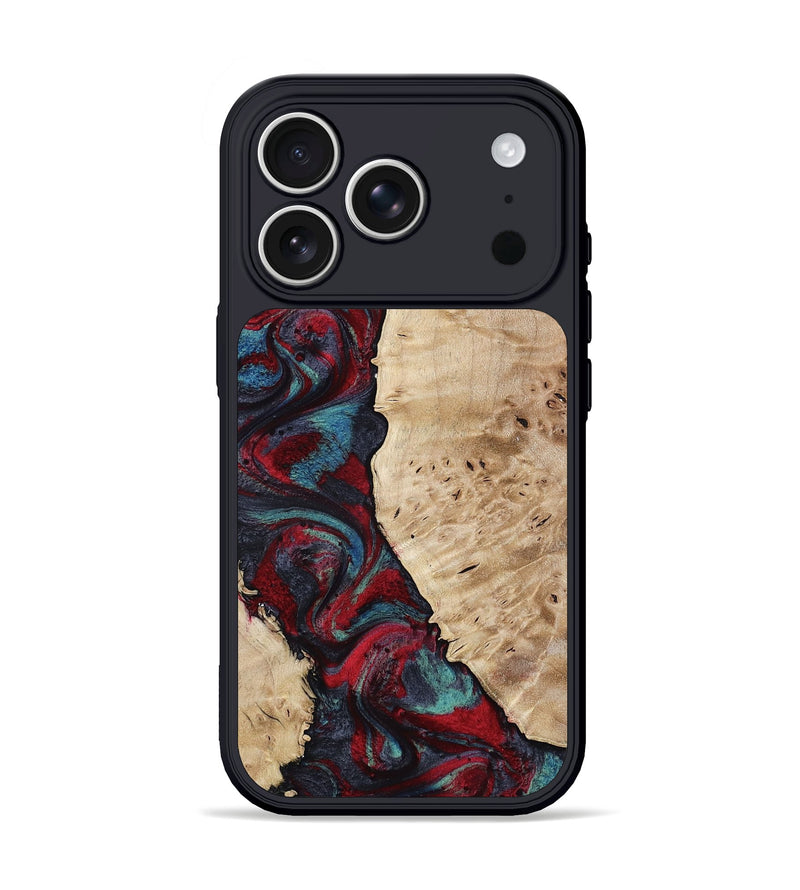 iPhone 17 Pro Wood Phone Case - Jenesis (Red, 797436)