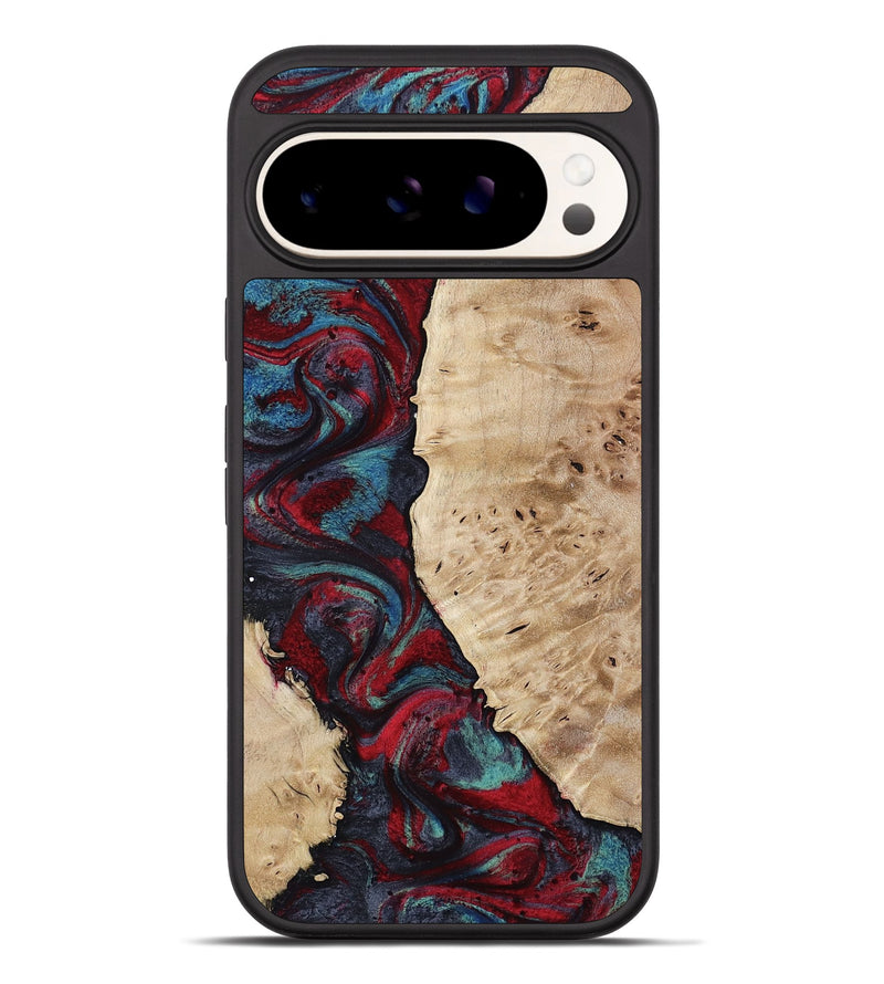 Pixel 10 Pro XL Wood Phone Case - Jenesis (Red, 797436)