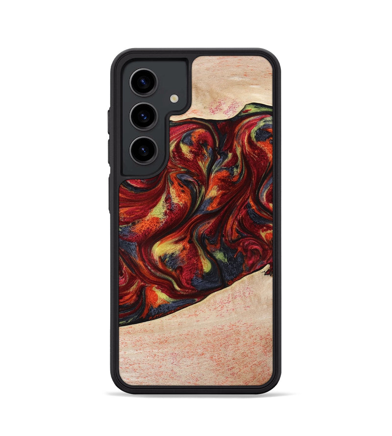 Galaxy S24 Wood Phone Case - Eve (Red, 797437)