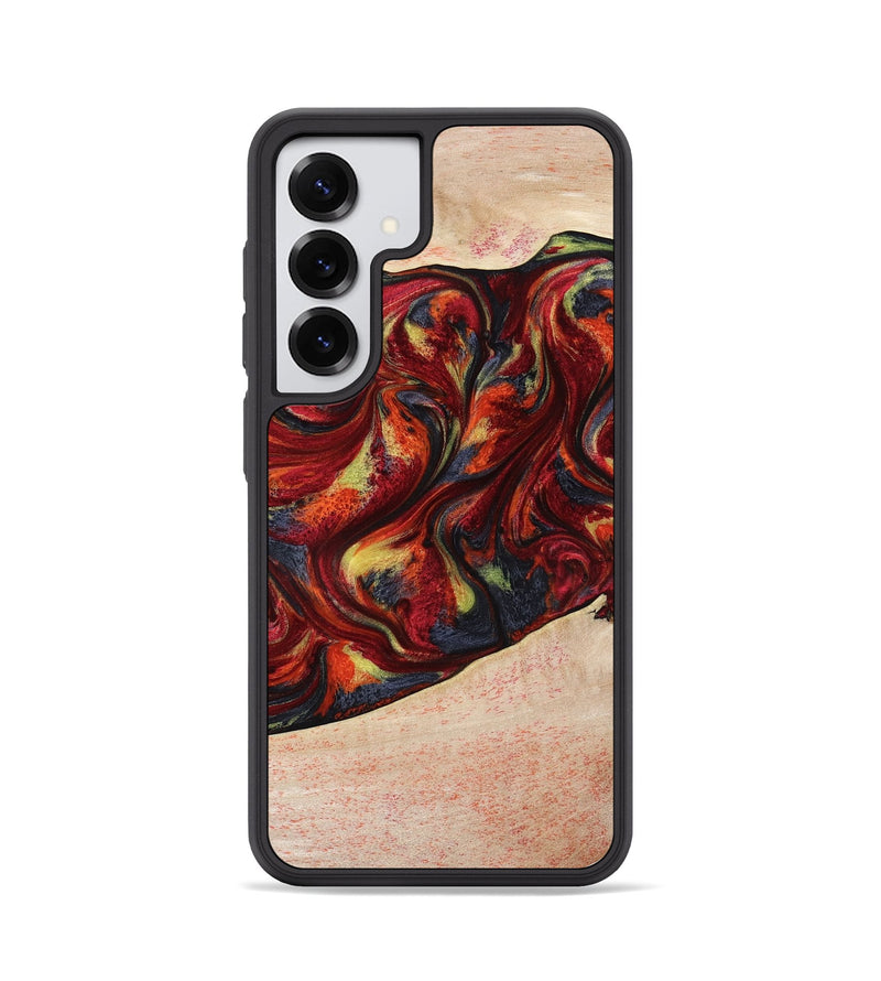 Galaxy S25 Wood Phone Case - Eve (Red, 797437)
