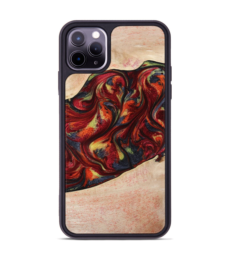 iPhone 11 Pro Max Wood Phone Case - Eve (Red, 797437)