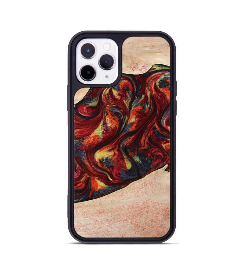 iPhone 11 Pro Wood Phone Case - Eve (Red, 797437)