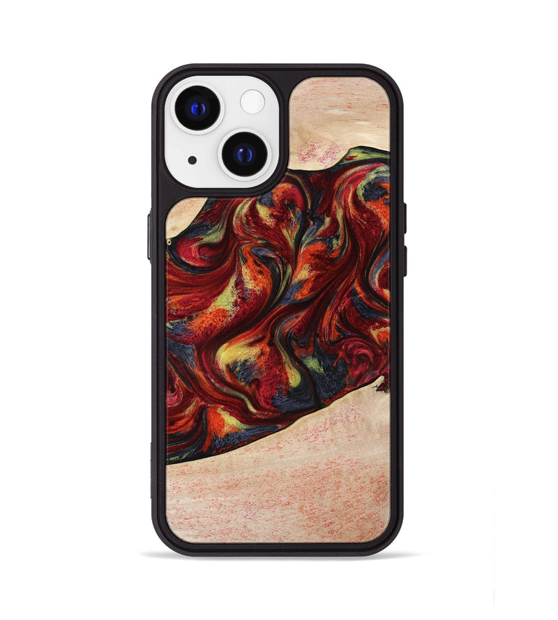 iPhone 13 Wood Phone Case - Eve (Red, 797437)