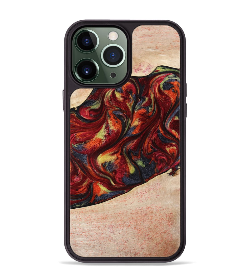 iPhone 13 Pro Max Wood Phone Case - Eve (Red, 797437)