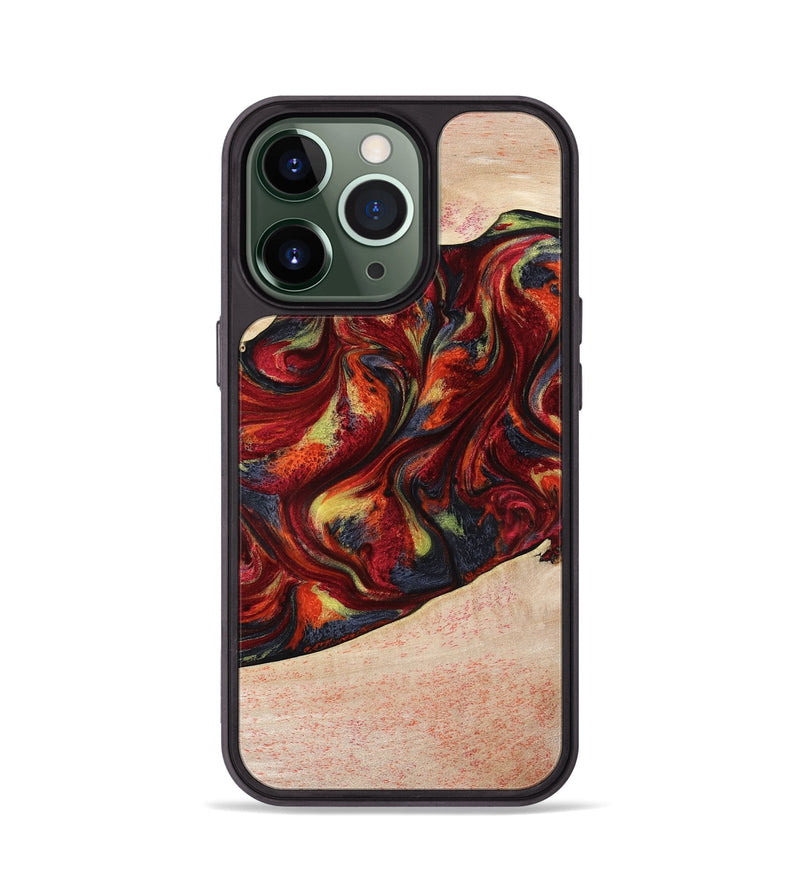iPhone 13 Pro Wood Phone Case - Eve (Red, 797437)