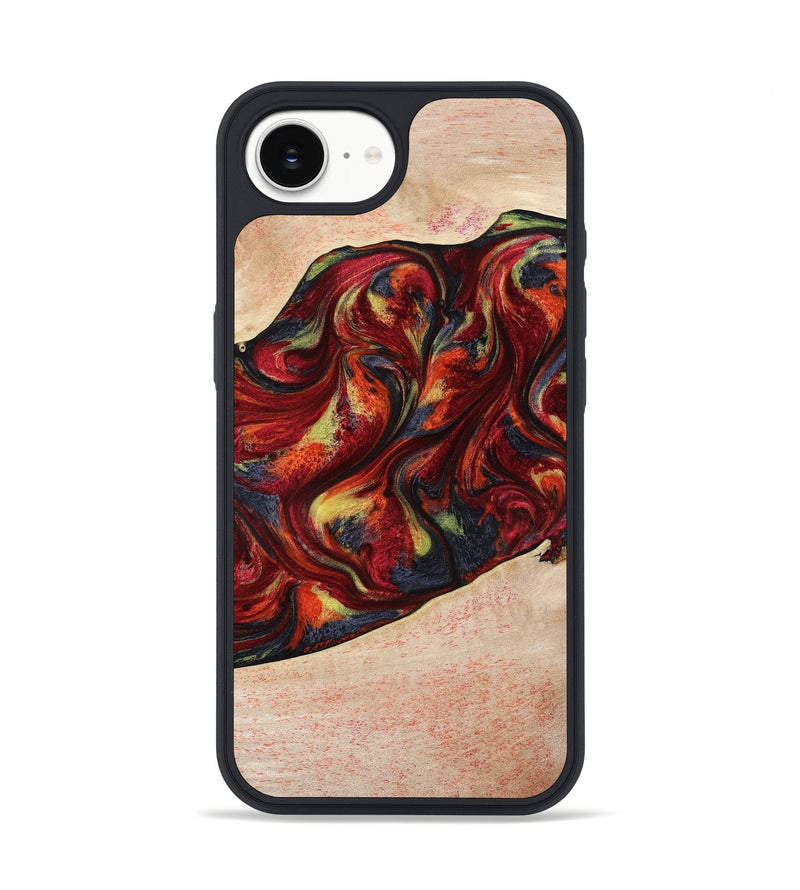 iPhone 16e Wood Phone Case - Eve (Red, 797437)