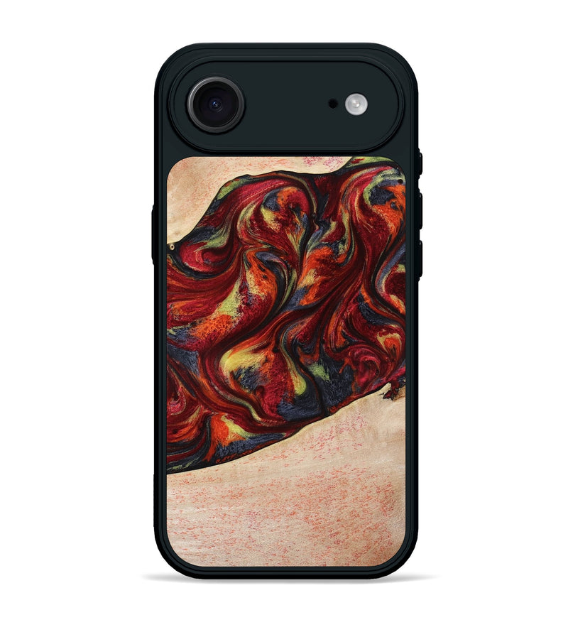 iPhone 17 Air Wood Phone Case - Eve (Red, 797437)