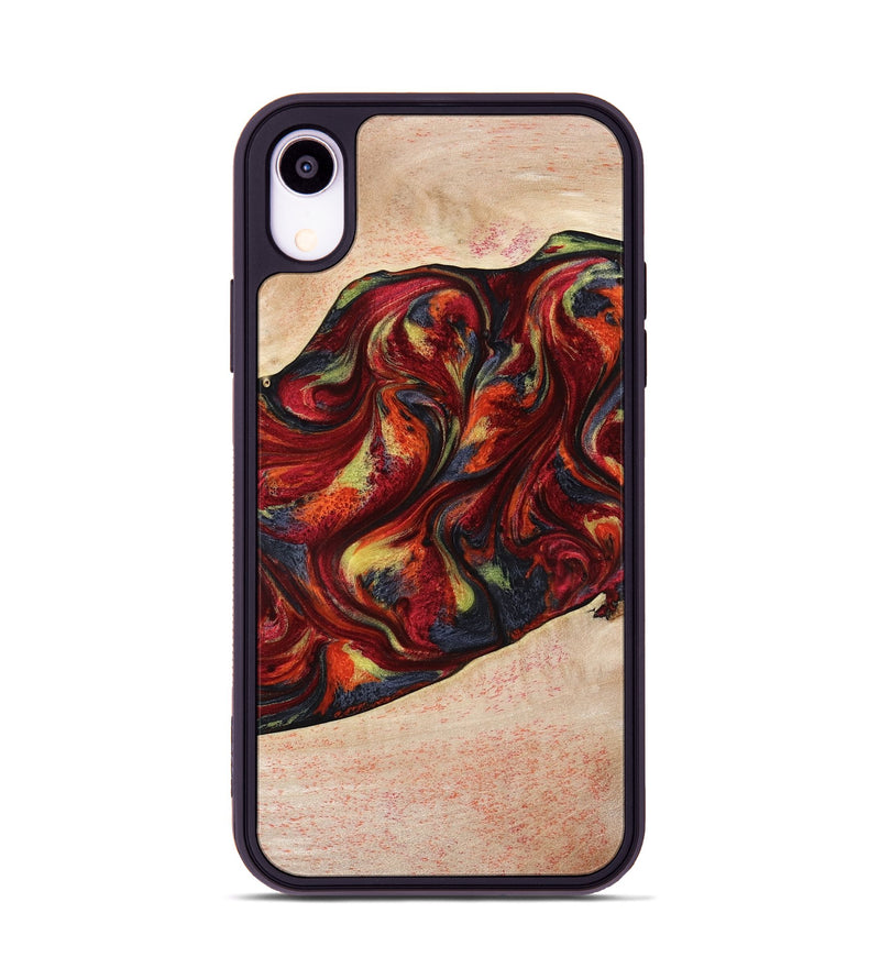 iPhone Xr Wood Phone Case - Eve (Red, 797437)