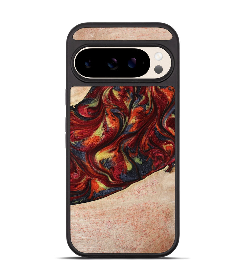 Pixel 10 Wood Phone Case - Eve (Red, 797437)