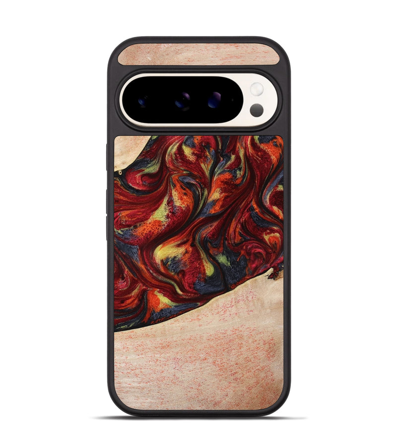 Pixel 9 Pro Wood Phone Case - Eve (Red, 797437)