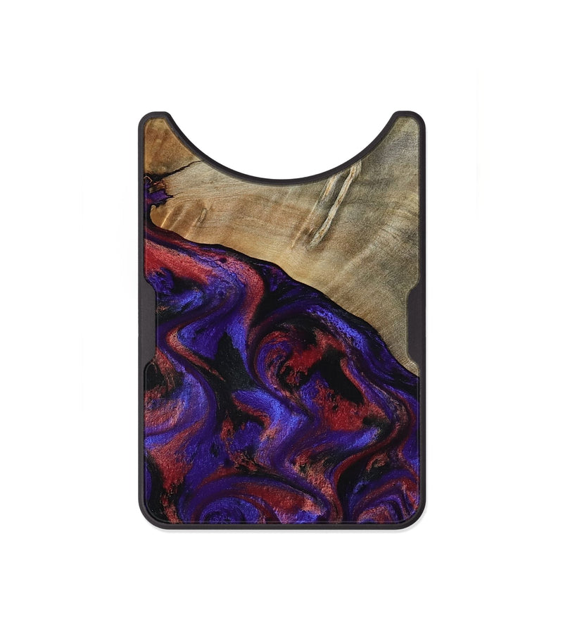 Alloy Wood Wallet - Darcie (Purple, 797438)