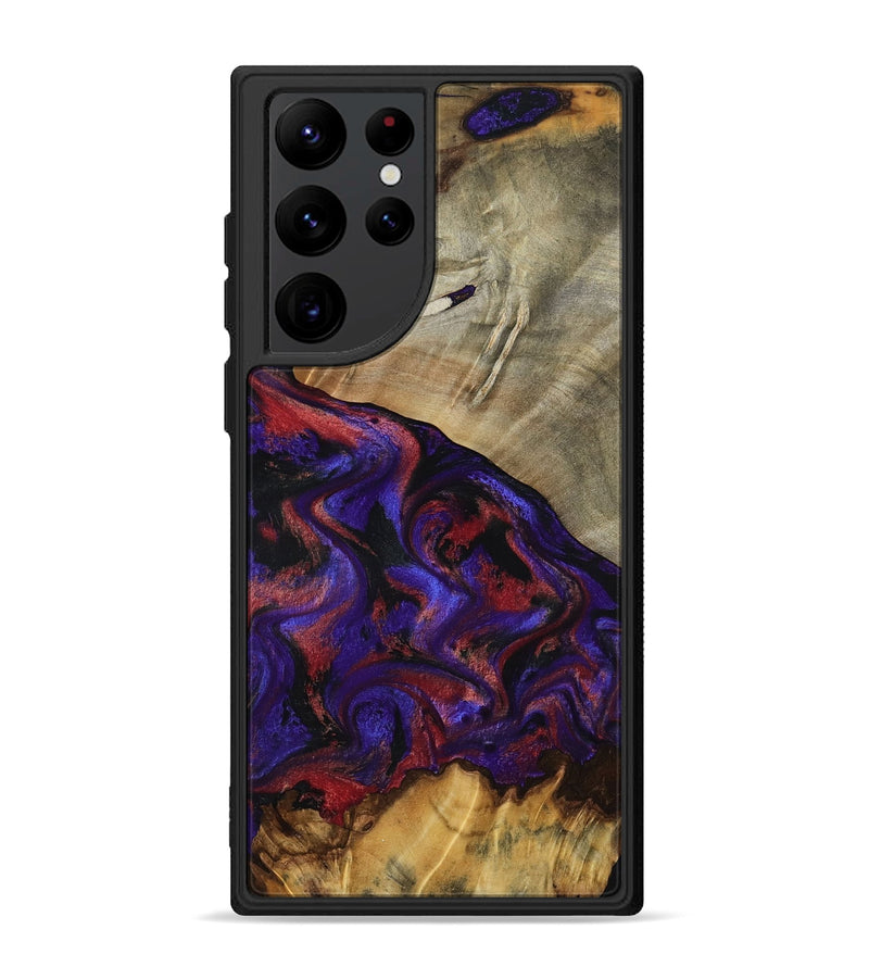 Galaxy S22 Ultra Wood Phone Case - Darcie (Purple, 797438)