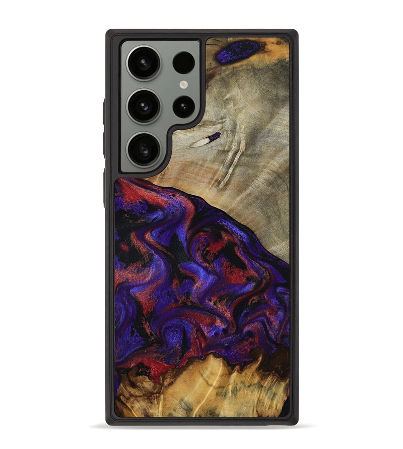 Galaxy S23 Ultra Wood Phone Case - Darcie (Purple, 797438)