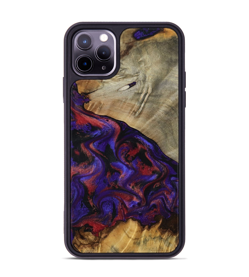 iPhone 11 Pro Max Wood Phone Case - Darcie (Purple, 797438)
